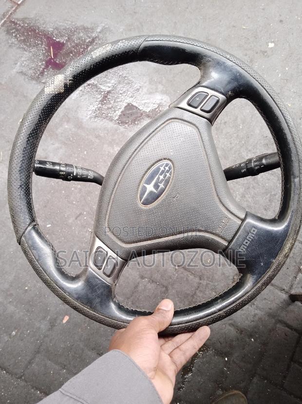 Subaru Forester SG9 Momo Steering Wheel and Column - thumbnail 4