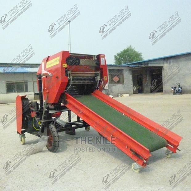 Round Baling Envelop Machine Yellow Storage Green Storage Ba