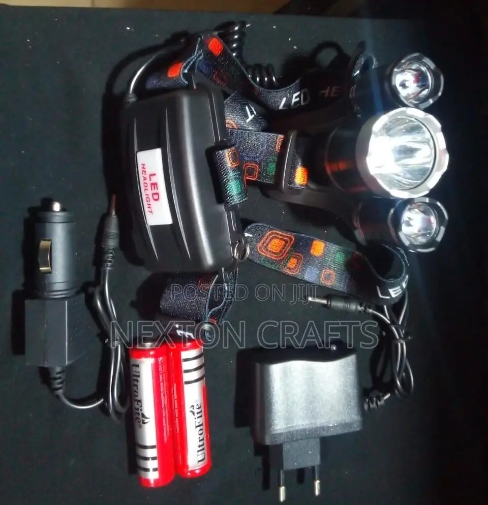 Rechargeable Waterproof Head Lamp