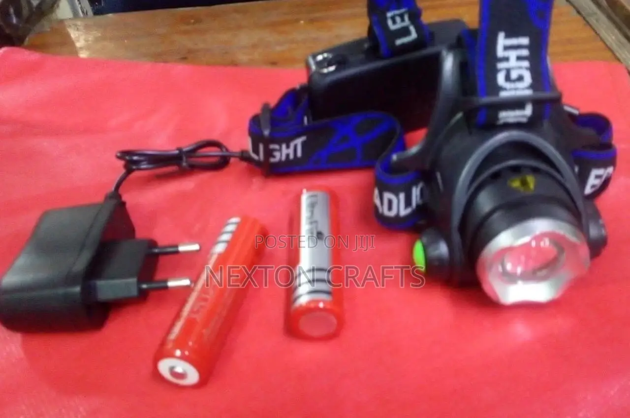 Rechargeable Waterproof Head Lamp