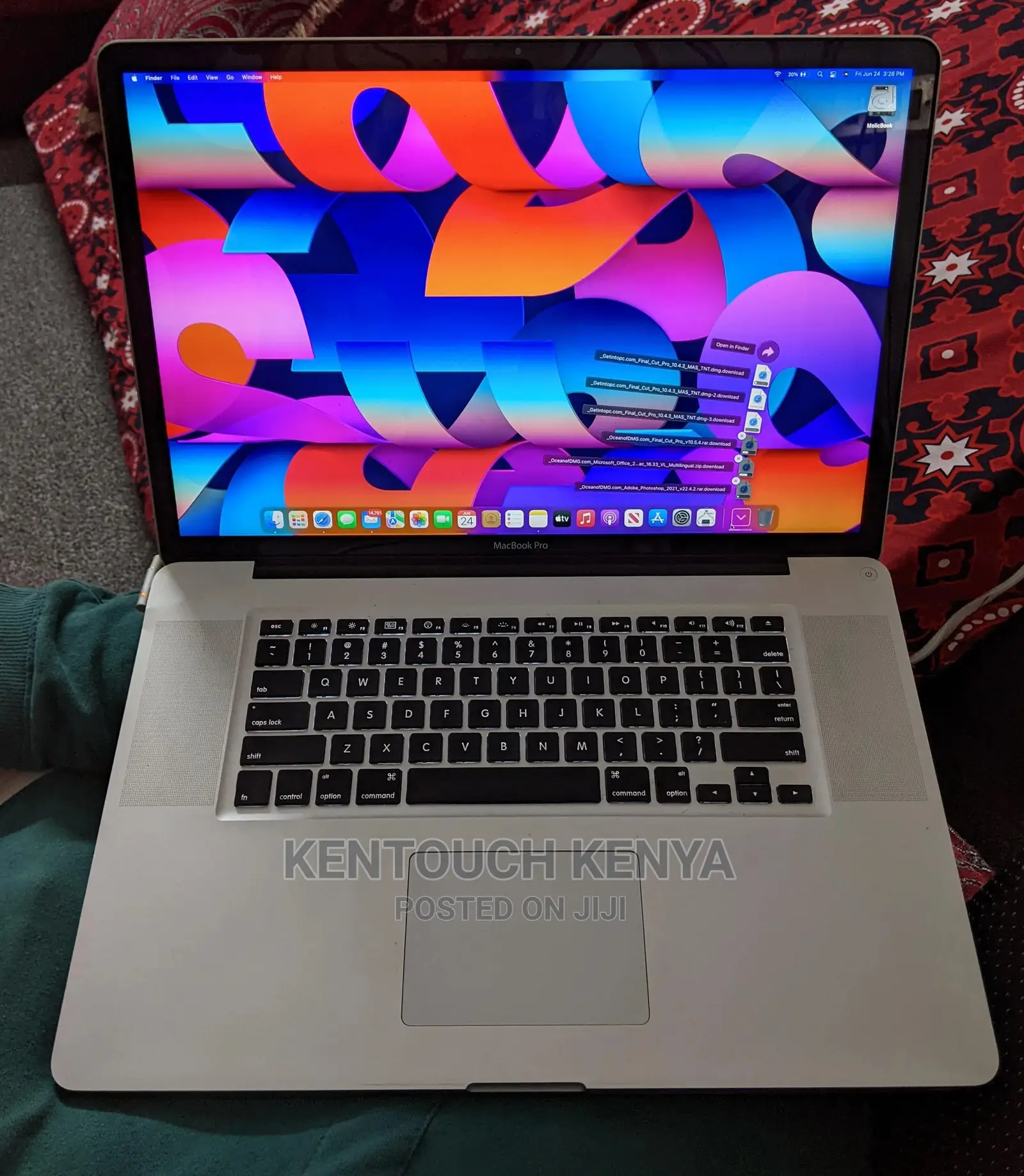 Laptop Apple MacBook Pro 2011 4GB Intel Core I5 HDD 500GB