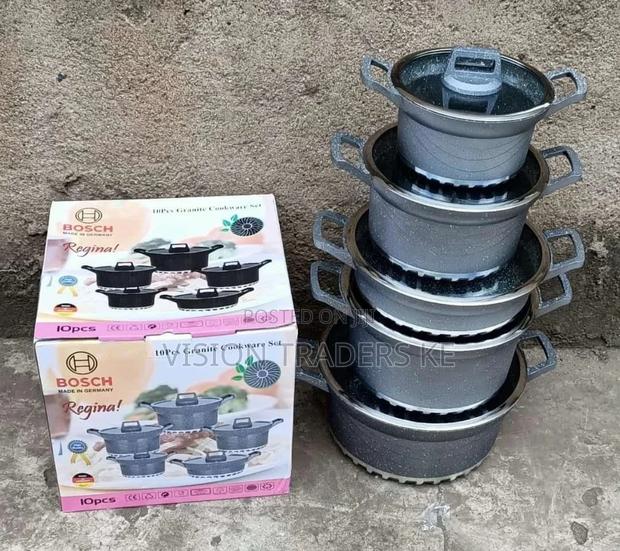 10pcs Granite Cookware Set - main view