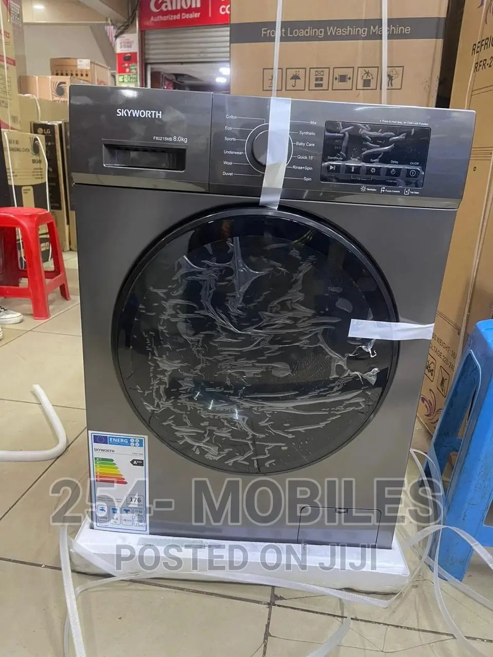 Skyworth 8 Kg Front Loading Washing Machine F8012grul