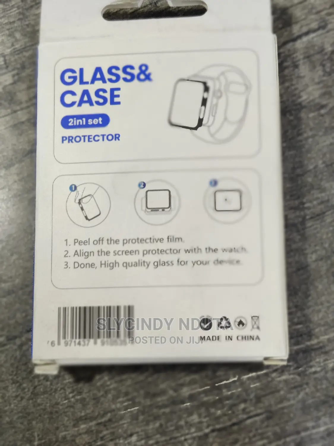 Apple Watch Glass and Case 2in1 Set
