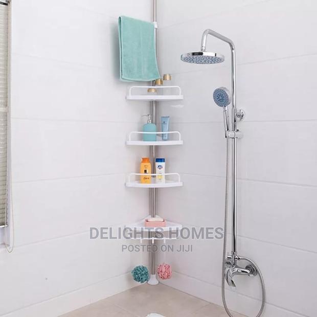 Telescopic Bathroom Corner Shelf 4 Layer