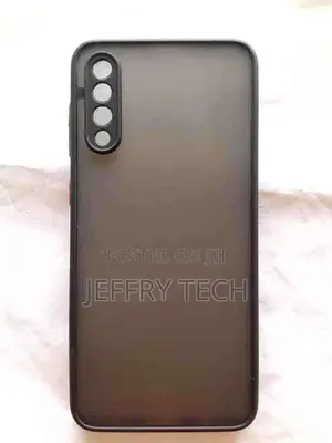 Back Cover for Samsung Galaxy A50 Camera Protection Smoke Co