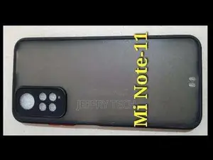 Back Cover for Xiaomi Redmi Note 11 Camera Protection Smoke