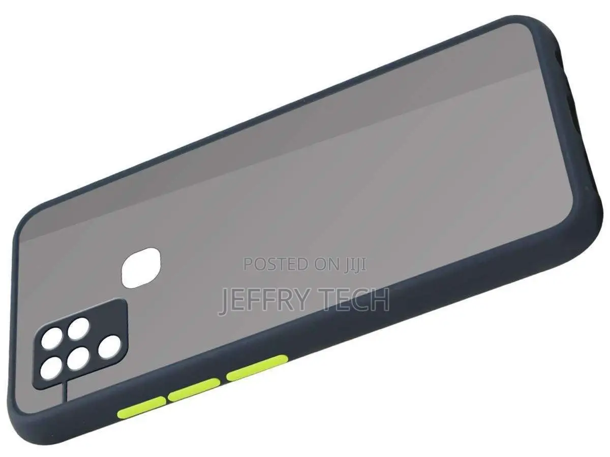 Back Cover for Infinix Hot 10 Camera Protection Smoke Cover
