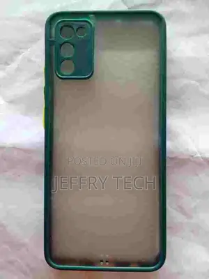 Back Cover for Samsung Galaxy M02S Camera Protection Smoke C
