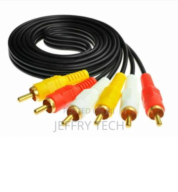 Television Tv-Out Cable Audio Video Cables Aux Jack for Home - main view