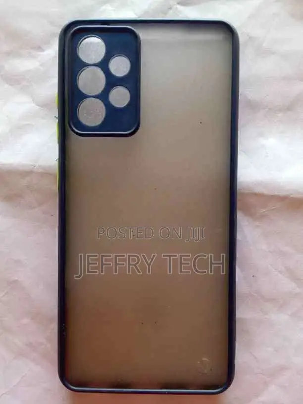 Back Cover for Samsung Galaxy A52 Camera Protection Smoke Co