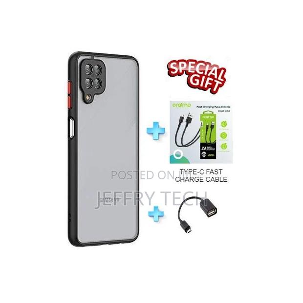 Samsung Galaxy A12 Back Cover Case + Fast Charge Type-C Cabl - main view