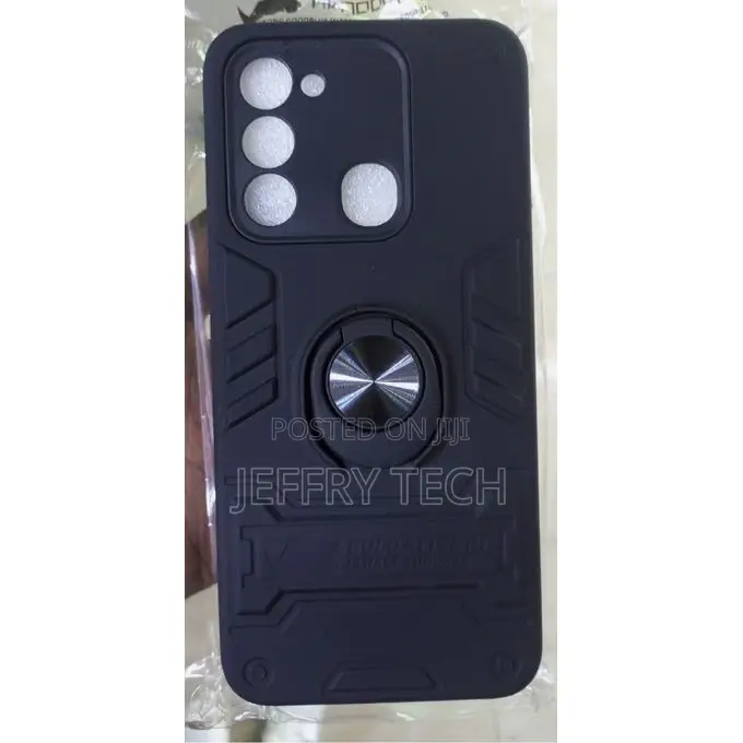 Tecno Spark 8C, Fashion Black Back Cover Case.\