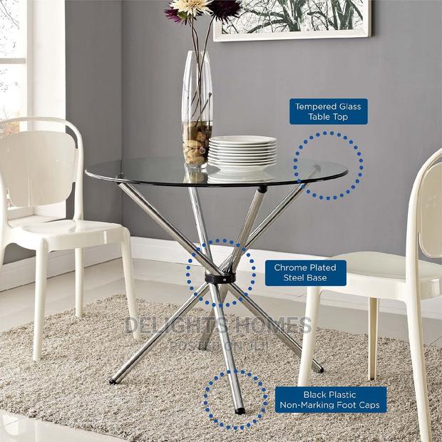 Glass Outdoor/Indoor/Side Table With Collapsible Stands/Legs