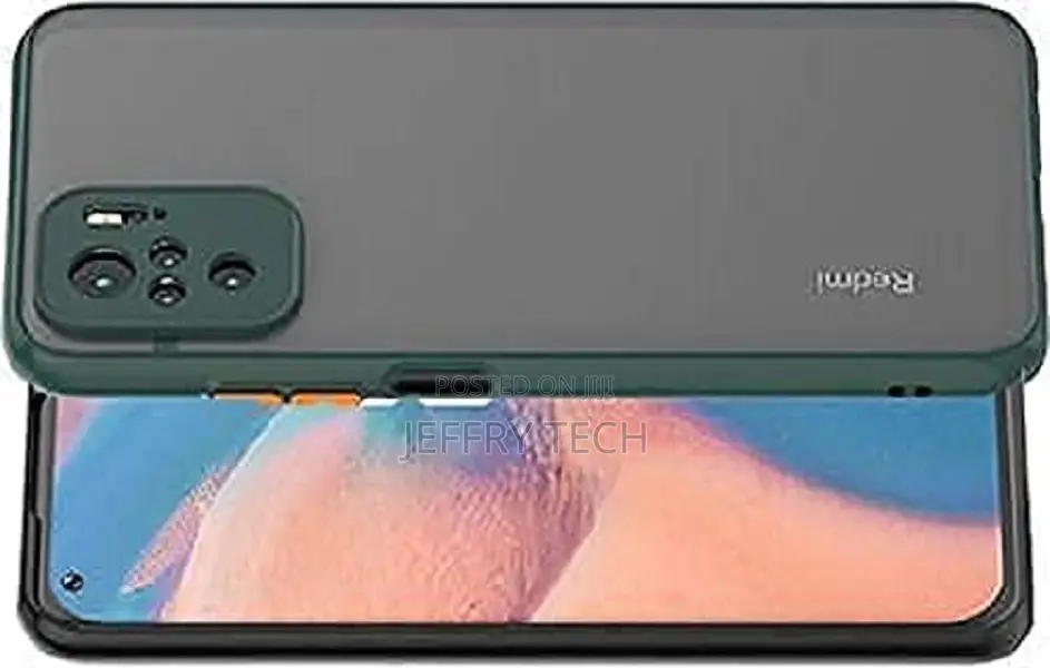 Flexible Back Cover Case Compatible for Redmi (Dark Gree