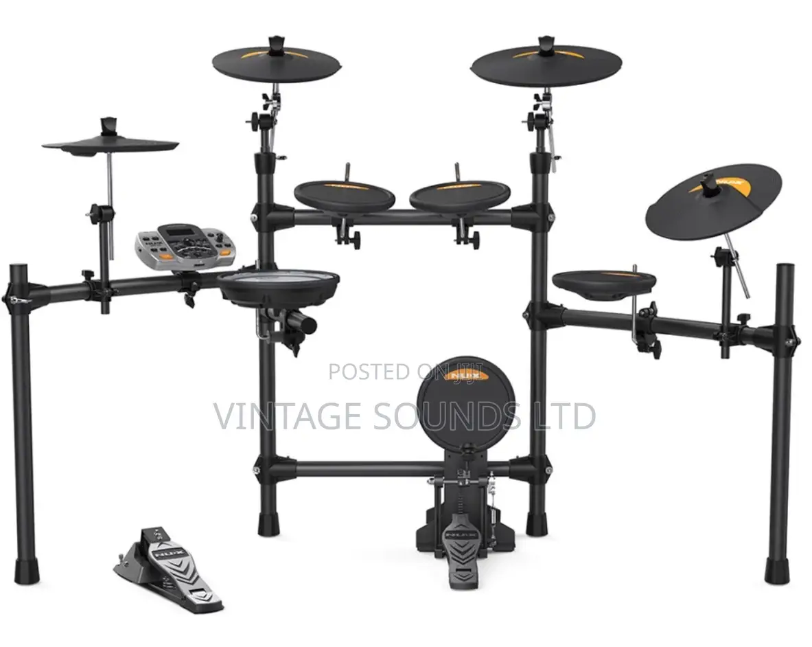 NUX DM4S 9-Piece Electronic Drum Kit With Mesh Snare