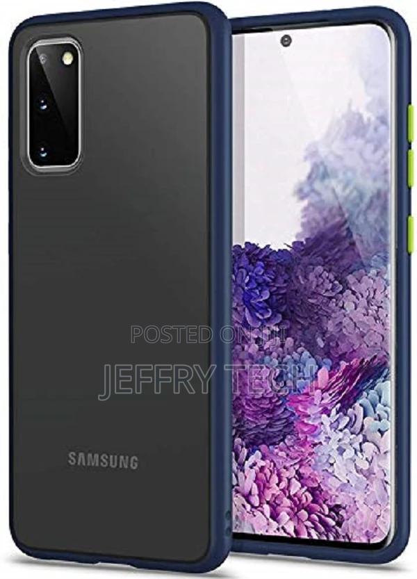 Matte Translucent Back Case for Samsung Galaxy S20 FE [Blue] - main view