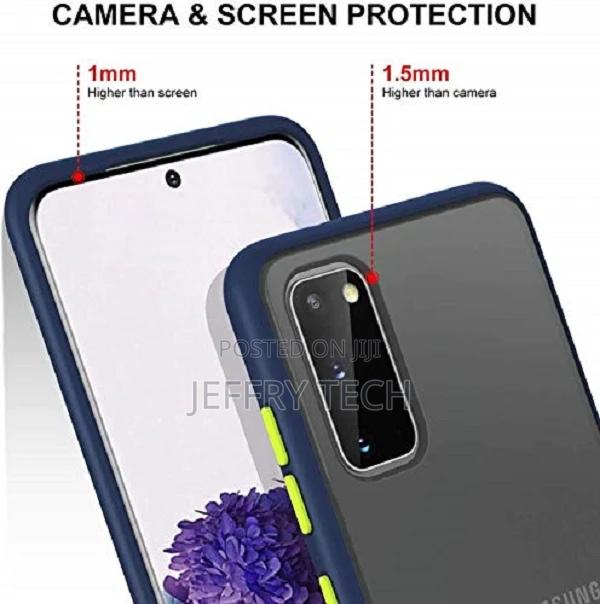 Matte Translucent Back Case for Samsung Galaxy S20 FE [Blue] - thumbnail 3