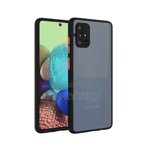 Back Cover Case Compatible for Samsung Galaxy A31 (Black)