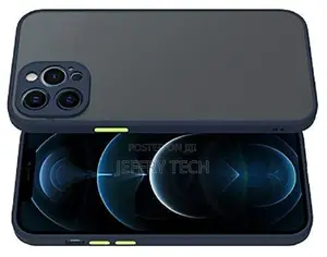 iPhone 12 Pro Max Smoke Silicone Back Matte Cover Case || Fu