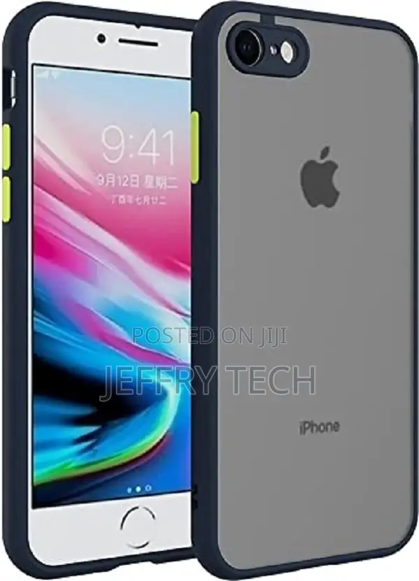 iPhone SE Smoke Silicone Back Matte Cover Case || Full Body