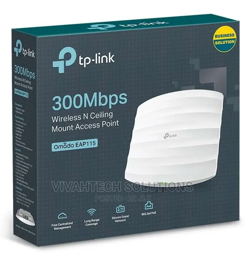 Tplink 300mbps Wireless N Ceiling Mount Access Point Eap115