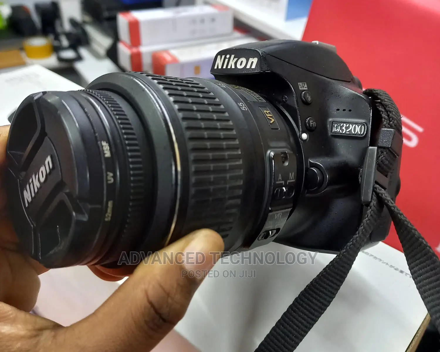 Nikon D3200 With Kit Lense 18-55mm