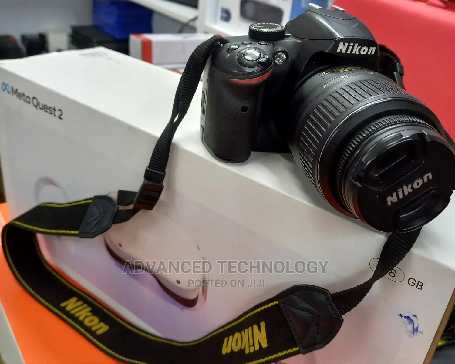 Nikon D3200 With Kit Lense 18-55mm