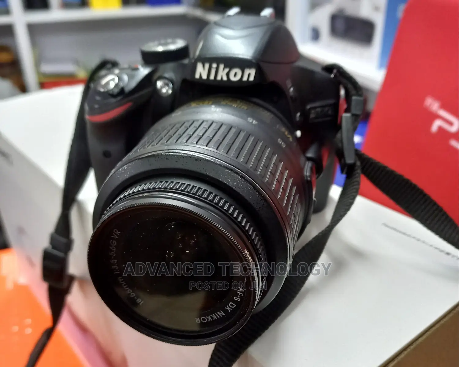 Nikon D3200 With Kit Lense 18-55mm