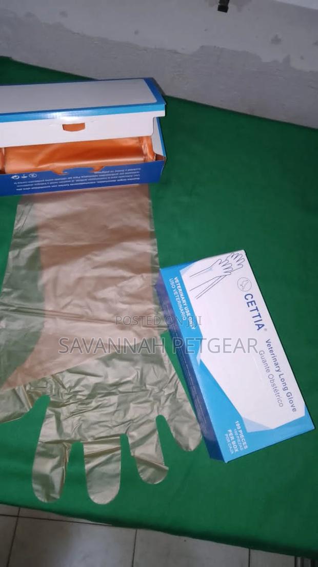 Veterinary Insemination Rectal Gloves Disposable Plastic - main view