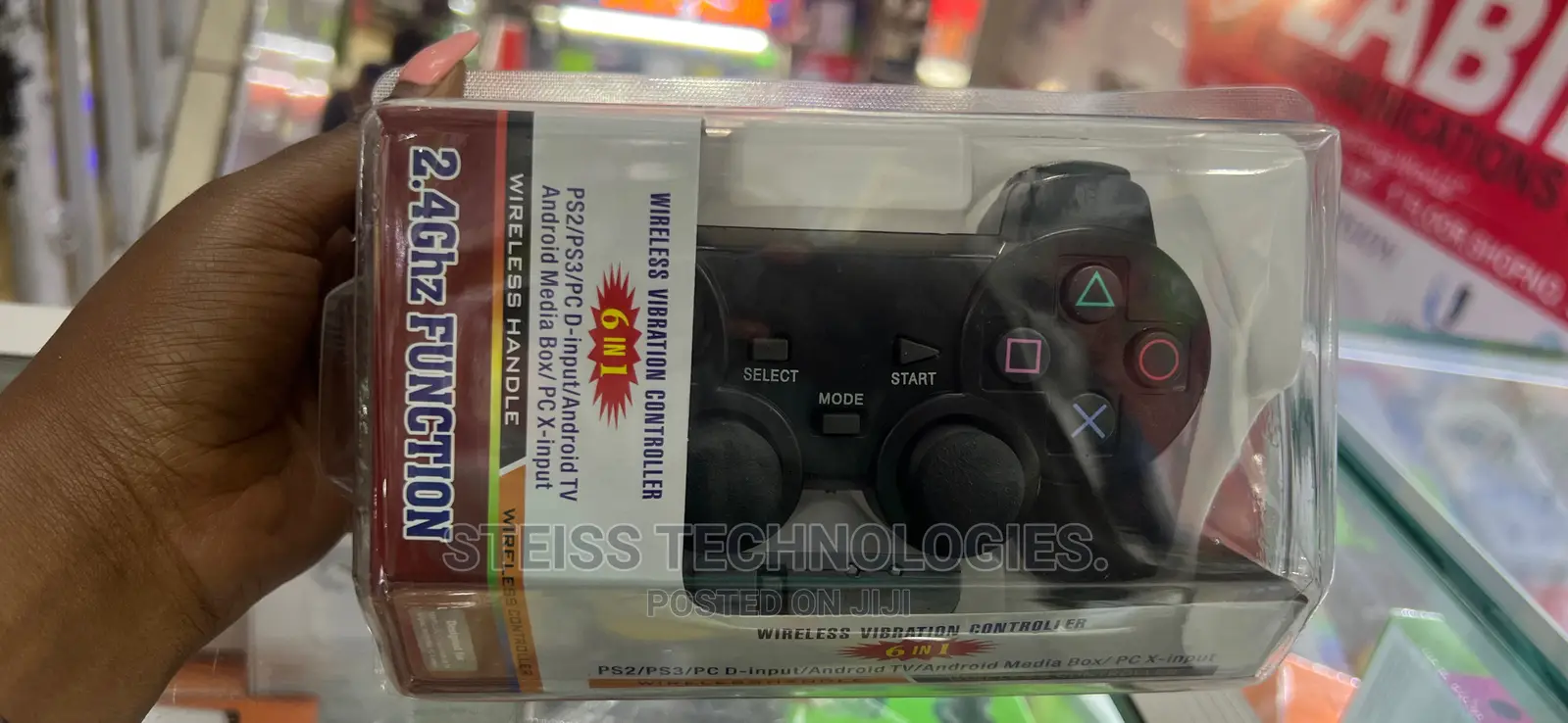 Wireless Vibration Controller.