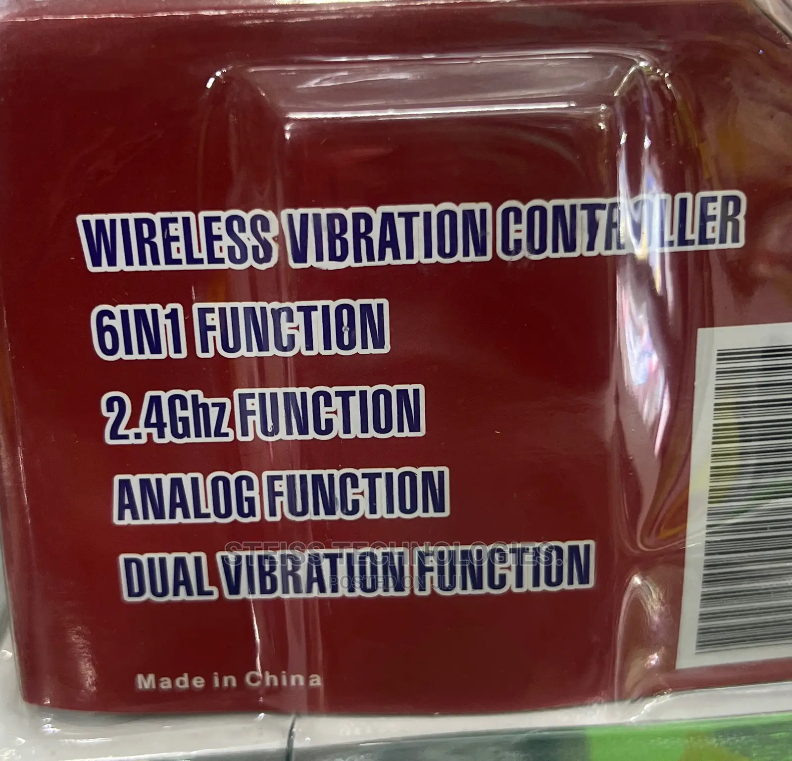 Wireless Vibration Controller.