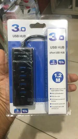 4 Ports Usb Hub (Usb 3.0) 5gbps