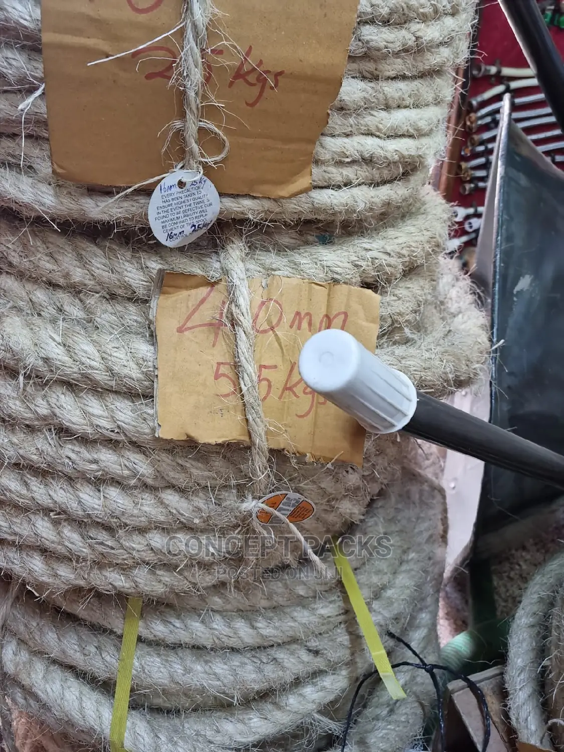 40mm Thick X 100mtrs Sisal Rope.