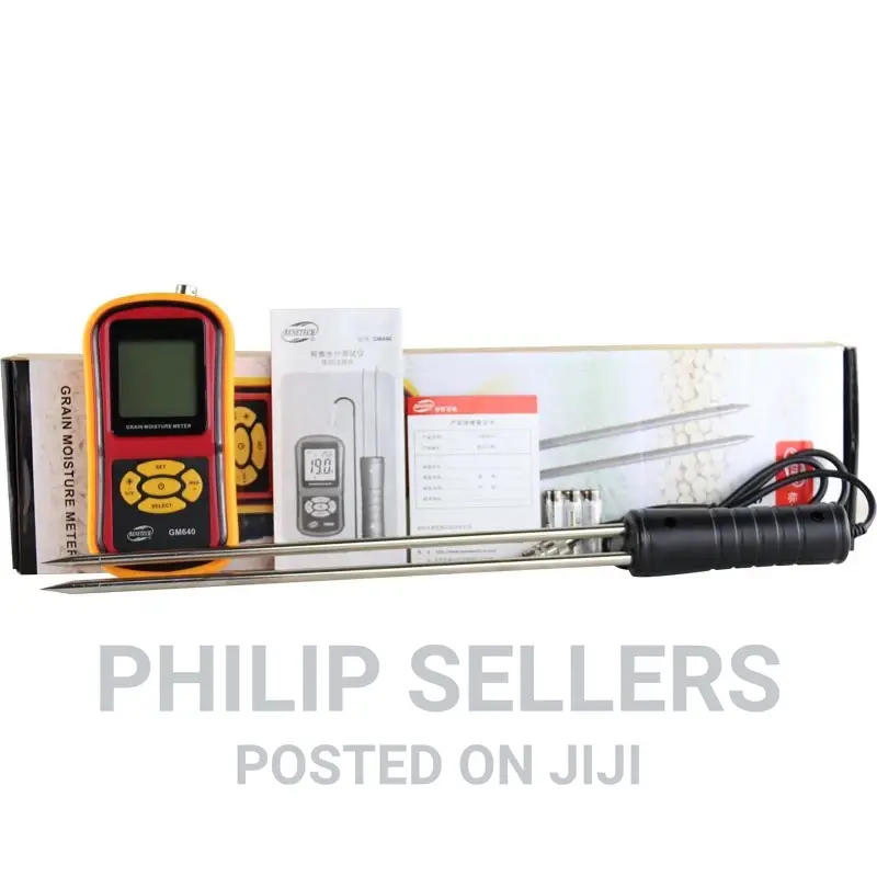 Gm640 Portable Digital Grain Moisture Meter With Measuring P