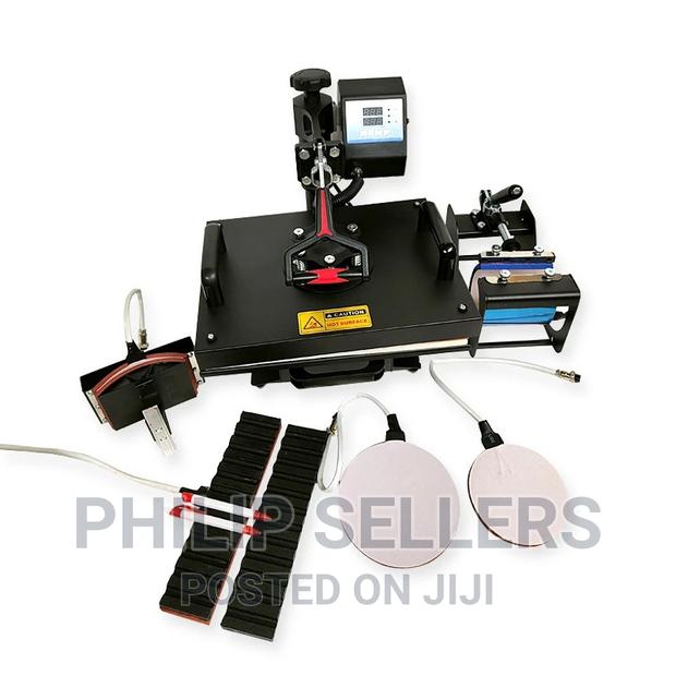 1 8 in 1 Combo Heat Press Machine A3 Heat Press Transfer Mac