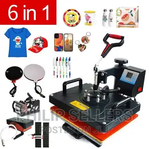 1 8 in 1 Combo Heat Press Machine A3 Heat Press Transfer Mac