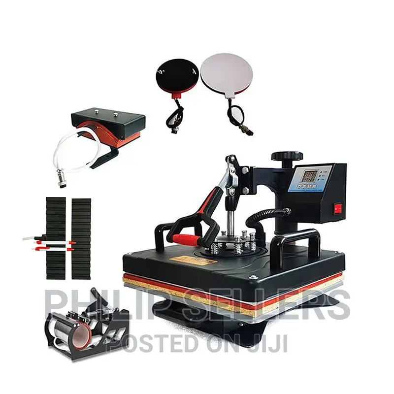 1 8 in 1 Combo Heat Press Machine A3 Heat Press Transfer Mac