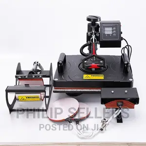 Heat Press 8 in 1 Single LCD Display Combo Heat Press Machin
