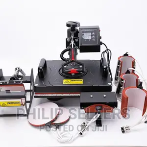 Heat Press 8 in 1 Single LCD Display Combo Heat Press Machin