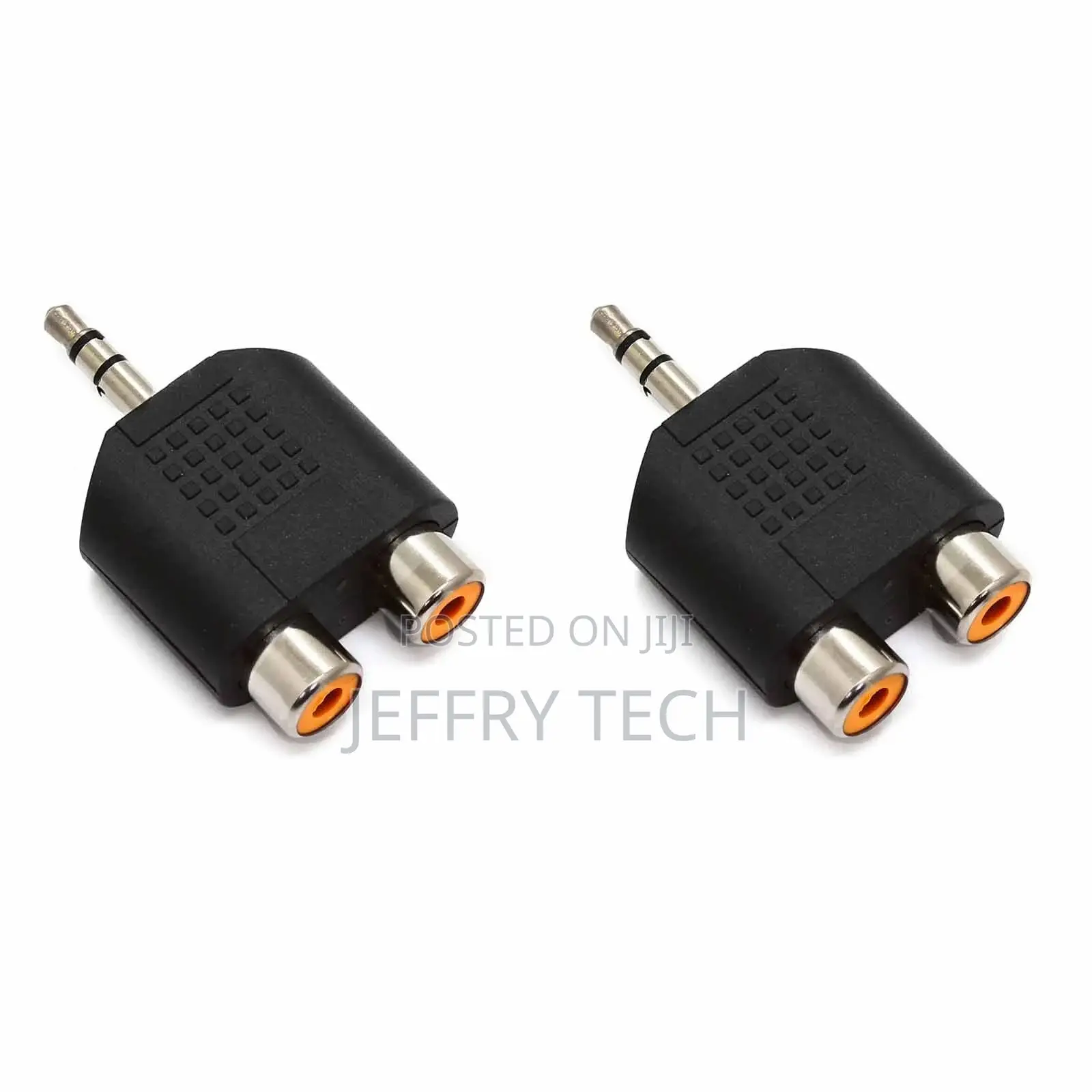 3.5mm Male Stereo Plug to 2 RCA Female Phono Audio Y Splitte