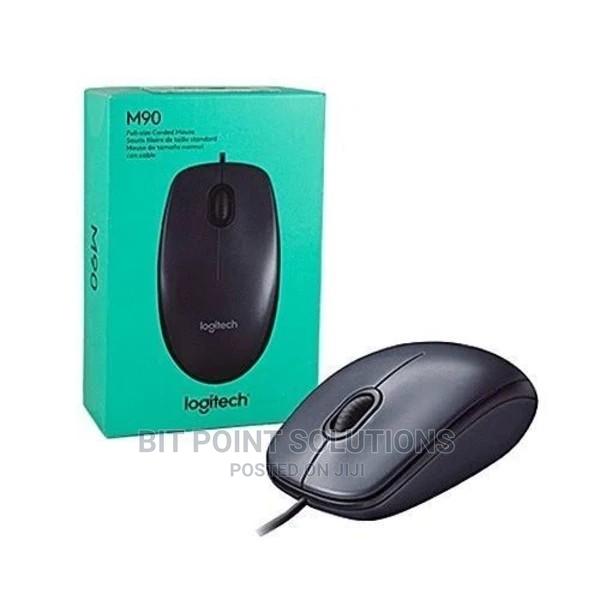 Logitech M90 USB Optical Mouse - main view