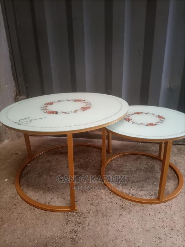 Flowered Nest Stools