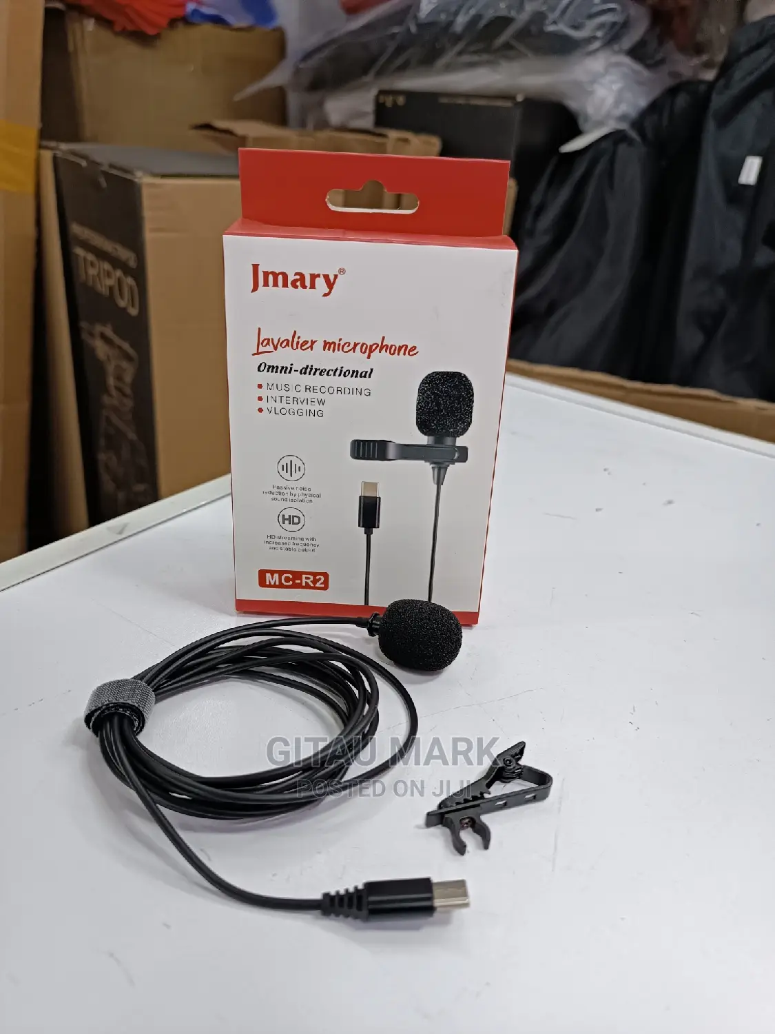 Jmary MC-R2 Type-C Lapel Microphone