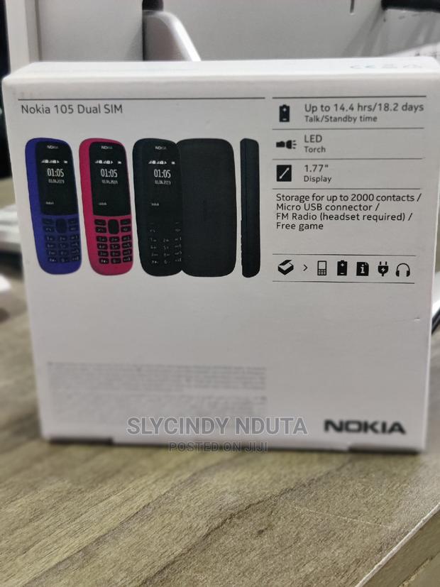 New Nokia 105 Black - thumbnail 2