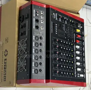 Omax Audio Powered Mixer, 6 Channel With Bluetooth and USB