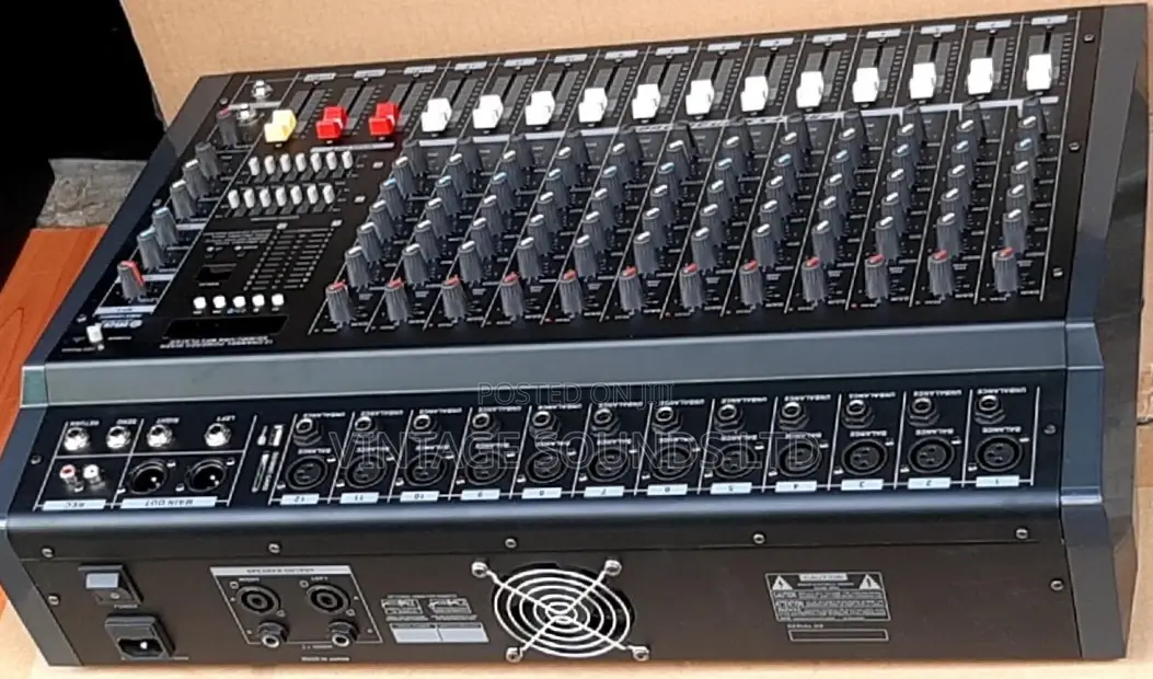 Max PMX1208DU 12 Channel Mixer With Bluetooth USB