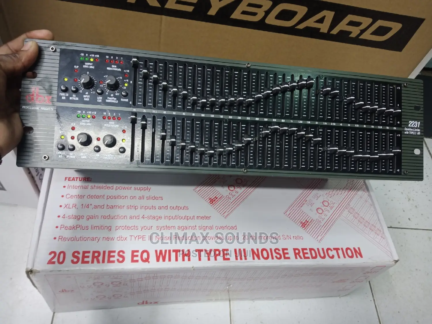 Dbx 2231 Double Graphic Equalizers