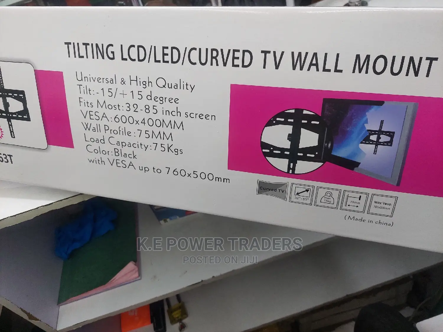 Curved/Led/Lcd 85 Inch TV Wall Mount