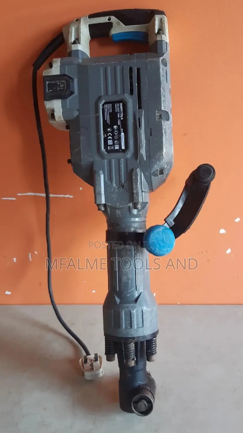 Jack Hammer Mac Allister 1700w Concrete/Stone Breaker Ex-Uk